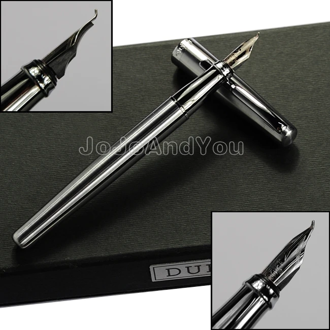 Duke 209 Stainless Steel Interchangeable Double Nibs Fountain Penin
