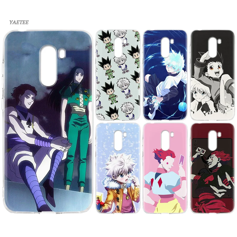 

Anime hunter Silicone Back Case For Xiaomi Pocophone F1 Mi 8 lite Play Redmi GO 5 Plus Note 7 6 Pro 5A Cover