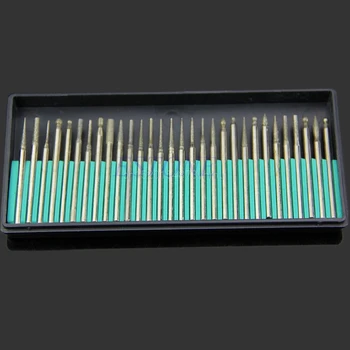 

30PCS Diamond Burr Drill Bits Kit For Carving Engraving Card Grinding Tool Set new hot