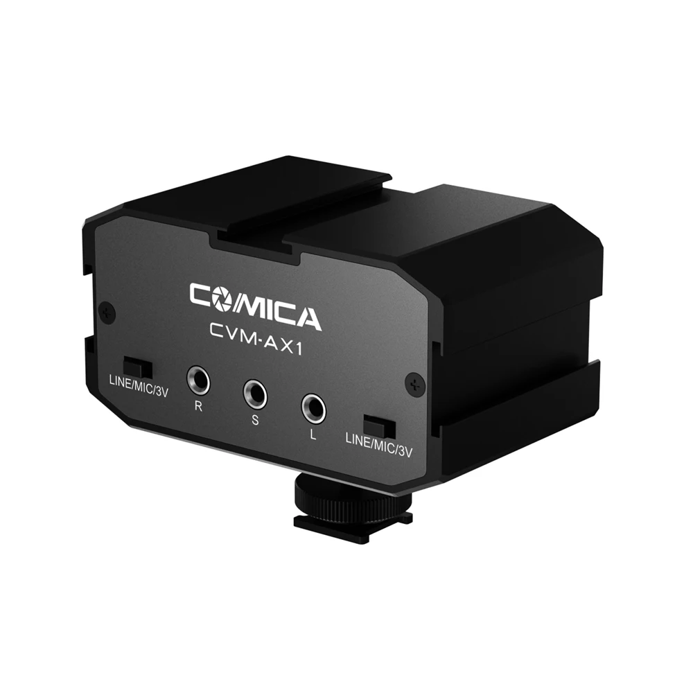 

Comica CVM-AX1 Audio Mixer Dual Channels for DSLR & Mirrorless Cameras