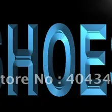 LB999-поставщик обуви с металлическим световым знаком
