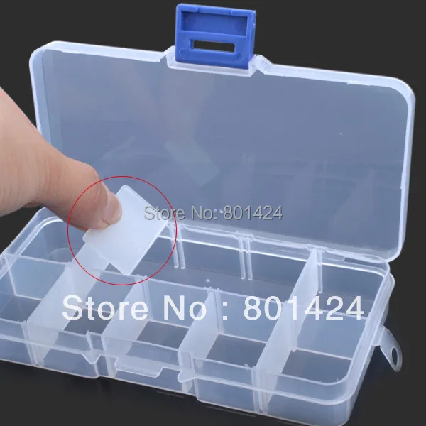 

Free Shipping 3pcs 80-62 Round Clear Beads Display Storage Case Box