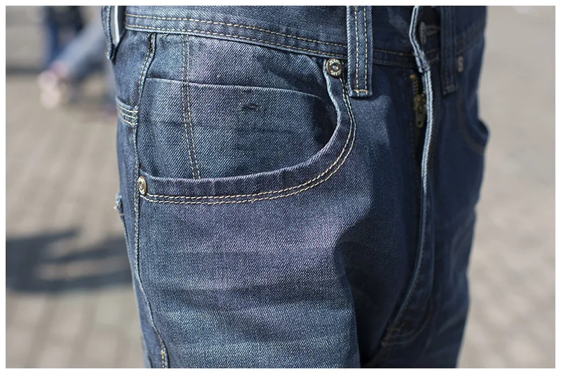 Корейский стиль мужские хип-хоп мешковатые джинсы для мужчин широкие брюки для скейтборда размера плюс 46 Модные свободные синие джинсы осень зима