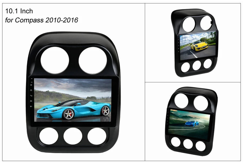 Flash Deal SINOSMART 4 Core/8 Core CPU 2G RAM Android 8.1 Car GPS Navigation Player for Jeep Compass Wrangler Renegade Patriot Cherokee 4