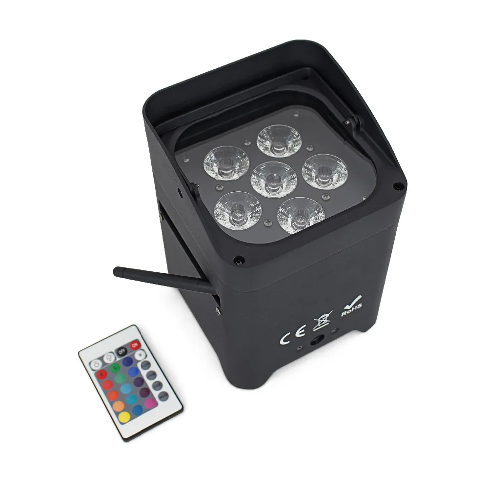 Сценический прожектор для дискотеки DMX512 rgbw 4 в 1/5 1/6 1 беспроводной и