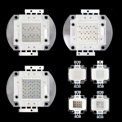 24V гибридная 10W 20W 30W 50W 100W аквариумная Светодиодная лампа для роста растений диоды