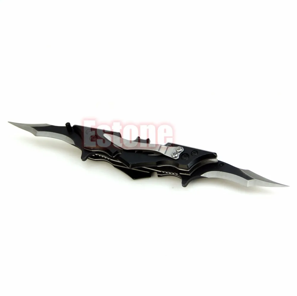 Открытый Бэтмен два двойной карманный лопастной Складной нож инструмент Темный рыцарь