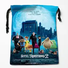 Custom Hotel Transylvania printed Satin storage bag drawstring gift bags More Size storage custom your image 27x35cm