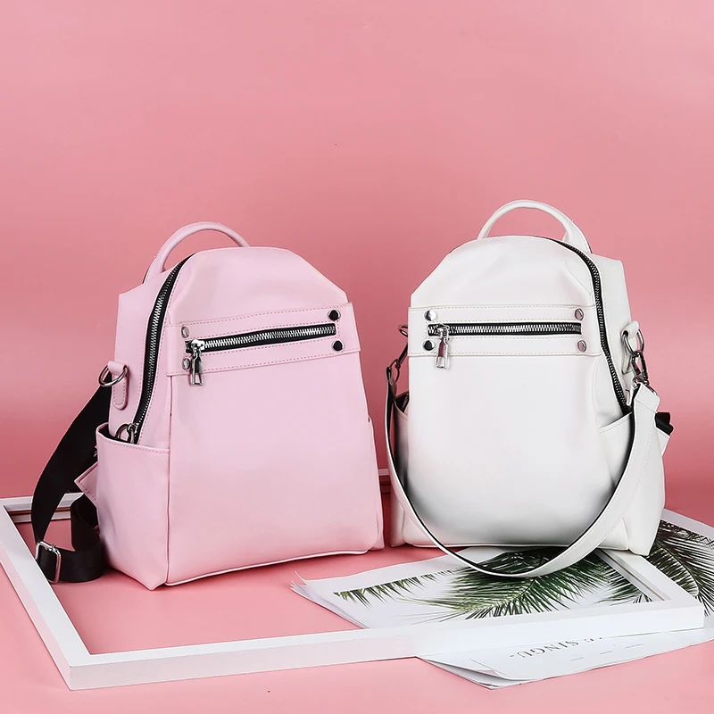 Glorria الأزياء الكورية الظهر ل مراهق حقيبة مدرسية للبنات النساء Bagpack الجلود الإناث مكافحة Thef السفر حقيبة كبيرة Mochila الكيس