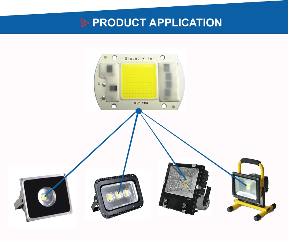 Светодиодный чип COB 3 Вт 20 30 50 220 В интеллектуальный Драйвер IC подходит для DIY