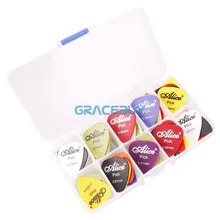 1 pcs Custom Guitar Bass Plectrums Case Box/ Holder, 60 pcs Alice Guitar Picks/ Pics Musical Instrument Accessories Guitarpicks
