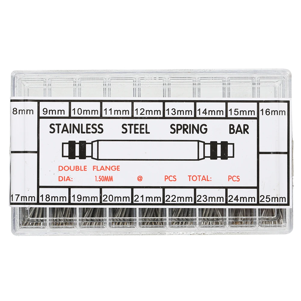 360 шт 8-25 мм ремешок для часов из нержавеющей стали пружинный ремешок для наручных часов со шпильками набор инструментов для часов