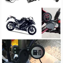 12-24V зарядное usb-устройство для мотоцикла адаптер питания водонепроницаемый для Kawasaki NINJA 650R ER6F ER6N VERSYS(650cc) GTR1400 CONCOURS