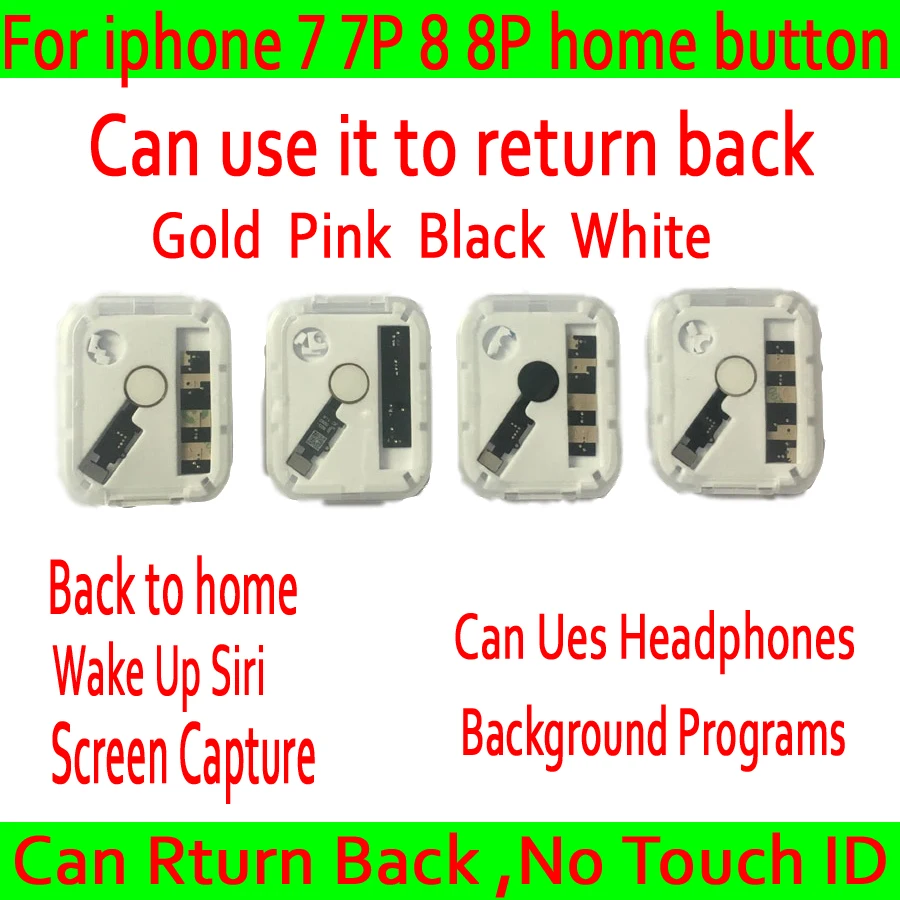 

New JC Universal Home Button for iphone 7 7P 8 8P Home button + Return back Function,Return Back Button for iphone 7 7Plus 8 8P