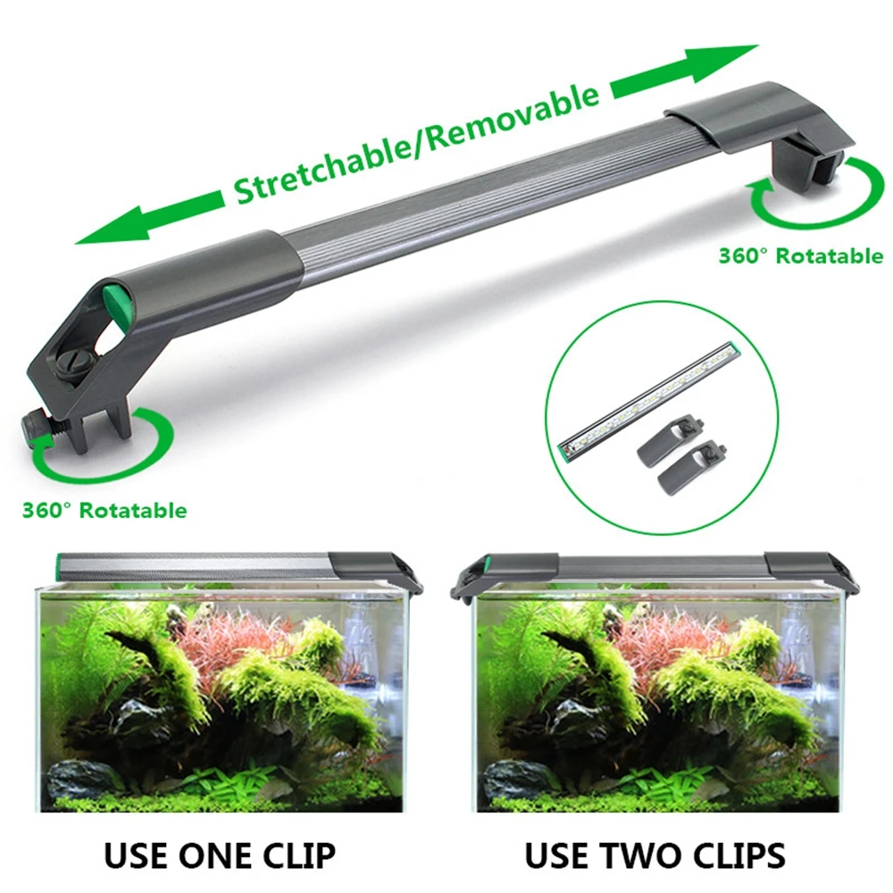 30cm 27 LED Aquarium Light For Fish Plant Tank Plant Lighting Reptile