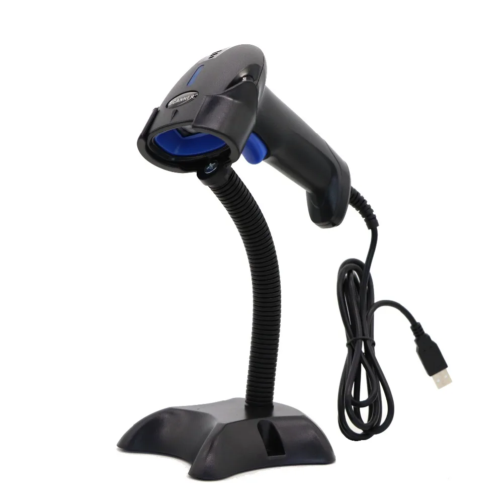 Low Price High Performance USB Cable 1D CCD Barcode Scanner Handheld