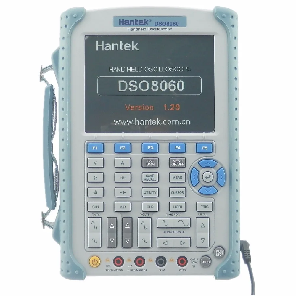 Hantek DSO8060 Ручной цифровой осциллограф 2CH 60 МГц мультиметр/анализатор спектра/генератор сигналов/счетчик Freq все в одном