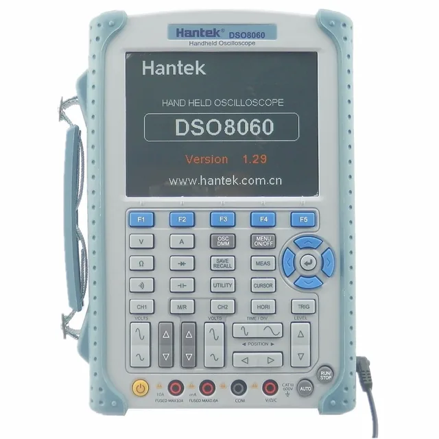 Best Quality Hantek DSO8060 Handheld Digital Oscilloscope 2CH 60MHz Multimeter/ Spectrum Analyzer/Waveform generator/Freq Counter all in ONE