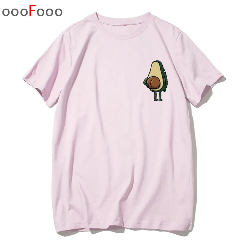 

Avocado t shirt Vegan Kawaii 2019 tshirt Short Sleeve T-shirt Women top 90s Harajuku Korean tee shirts female ulzzang Plus Size