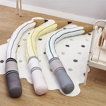 

190CM Newborn Bumper Kids Protector Pillow Cushion Fashion Pencil Shape Baby Bed Bumper For Toddler Crib