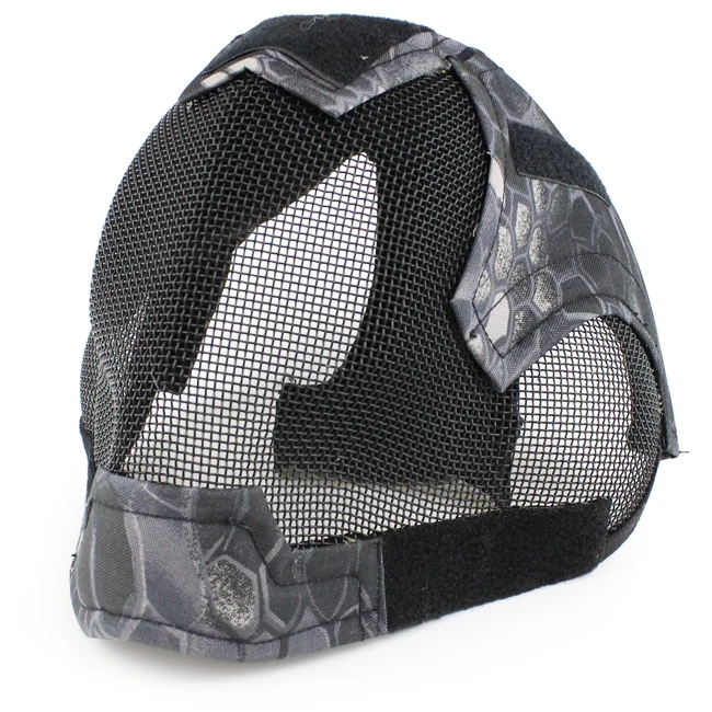 1pc V6 High Quality Steel Net Mesh Fencing Mask Full Face Protective