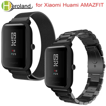 

Strap for Xiaomi Huami Amazfit Bip Youth/Amazfit GTS Smart Watch 20mm Bracelet Wrist Band Milanese Loop Metal Stainless Steel