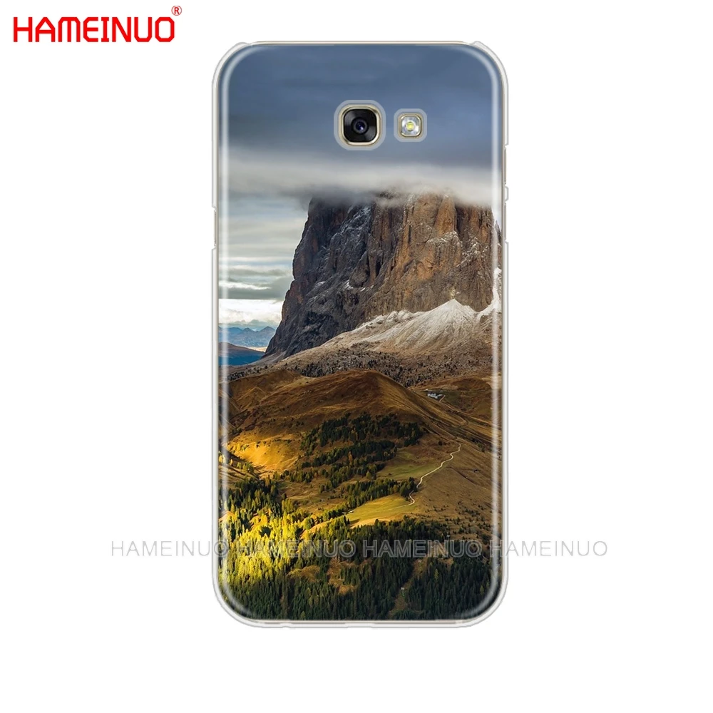 HAMEINUO горный лес облака Чехол для мобильного телефона для Samsung Galaxy A3 A310 A5 A510 A7 A8 A9