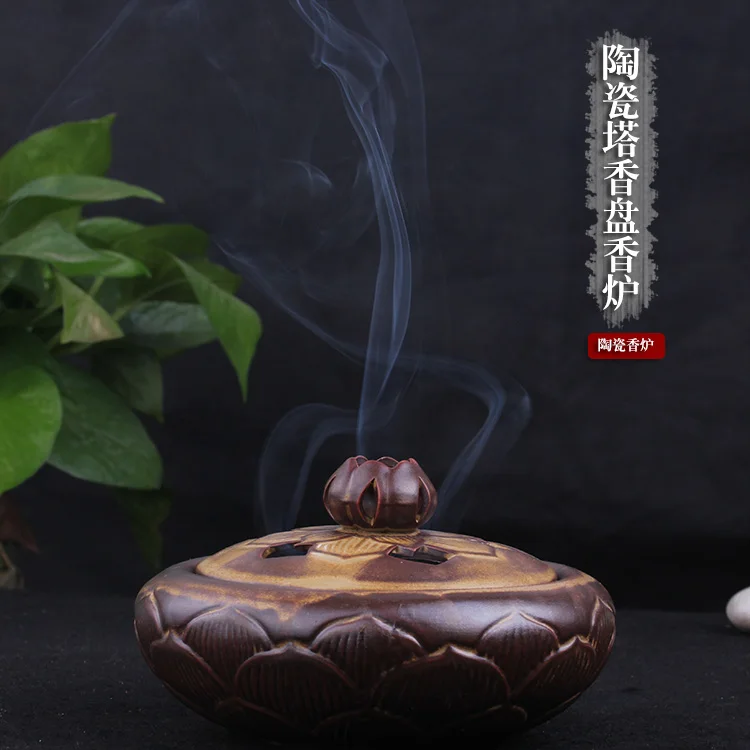 Fragrance incense altar room small household ceramic incense burners