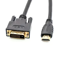 HDMI/DVI DVI-D 24 + 1 pin адаптер 1080 P Bi-directional DVI D мужчина к HDMI Мужской конвертер высокоскоростной кабель DVI hdmi кабель