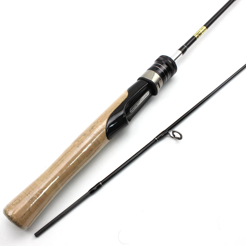 Ultra light ul spinning rod carbon Casting Fishing rod fishing wooden handle Lure Weight 1-7g line 1-5lb