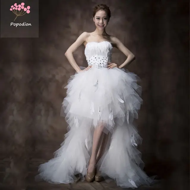 Feather Wedding Dress
