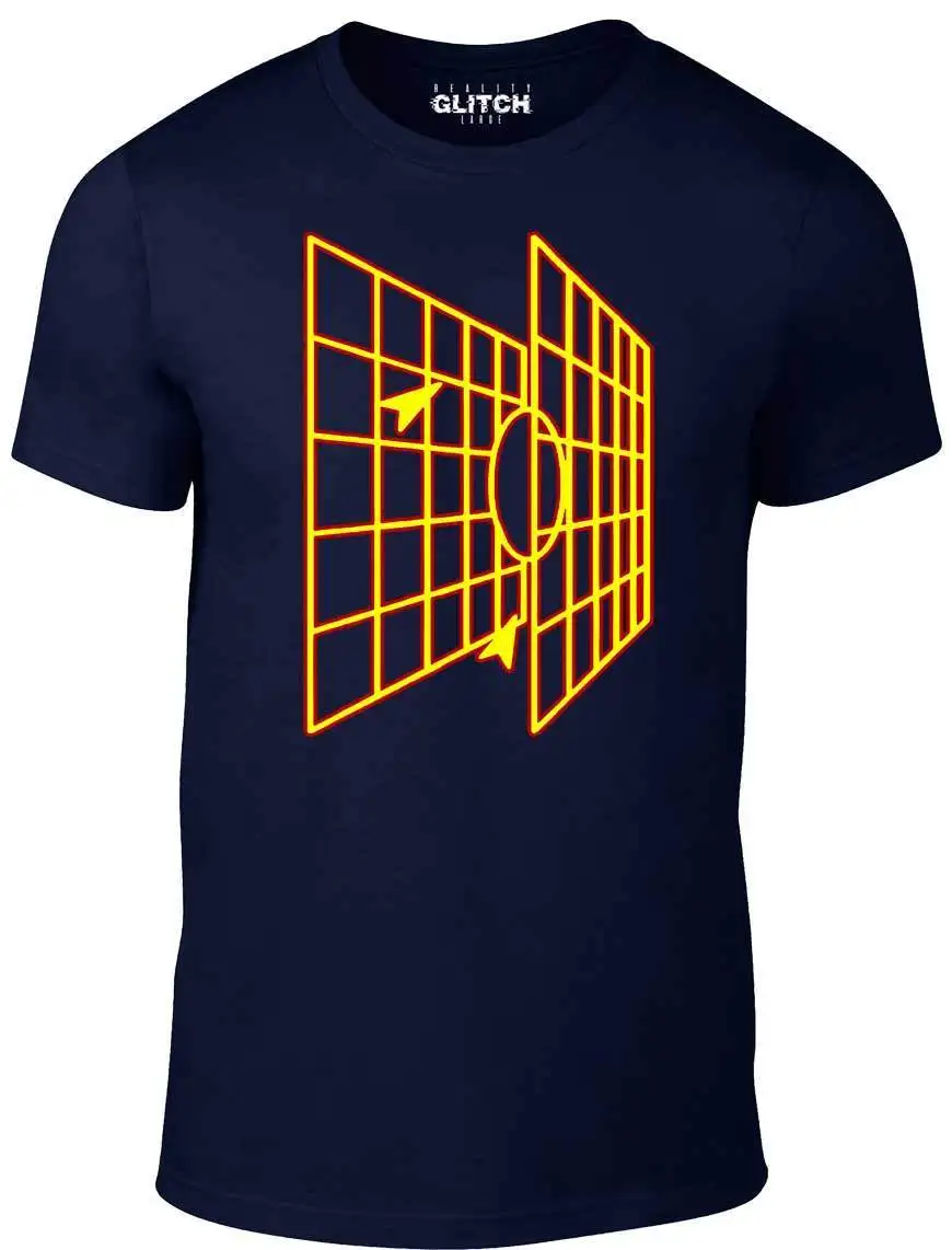 

Millennium Sight T-Shirt - Funny t shirt retro sci fi cool star space virtual Print Tee Men Short Sleeve Clothing free shipping