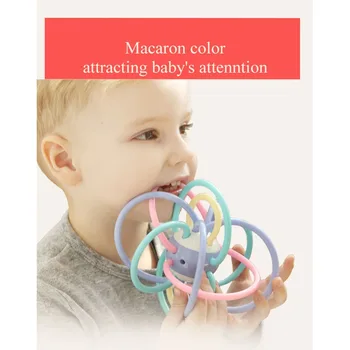 

Baby teether molar stick bite chews Baby early education educational toys Manhattan hand catching ball
