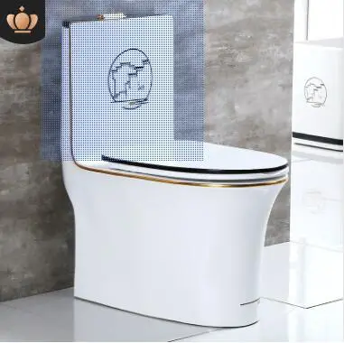 Туалет eramic, экономия воды, умный и чистый застекленный туалет, Крытый пол, ванная комната - Цвет: C