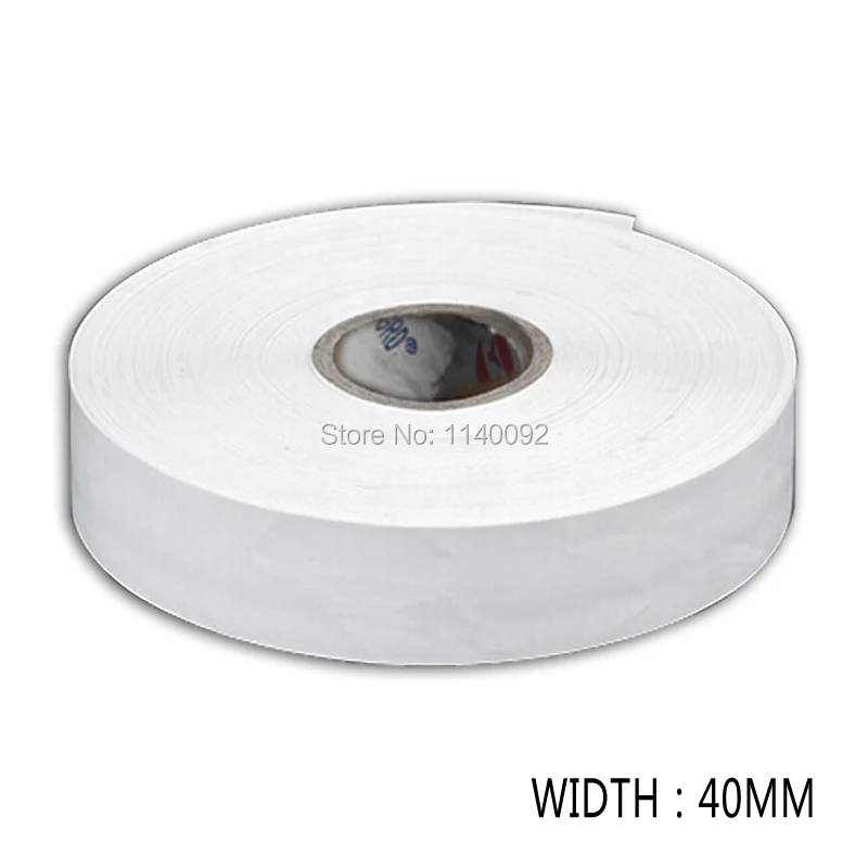 wholesales 200 meters width 40mm blank white nylon tape/customize