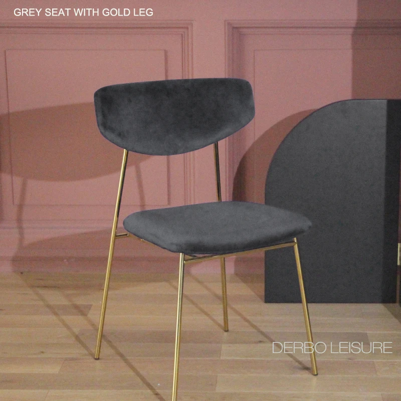 grey with gold leg