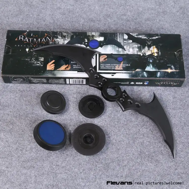 NECA DC Comics Бэтмен Аркхэм рыцарь Batarang Реплика фигурка с светильник Коллекционная модель игрушки