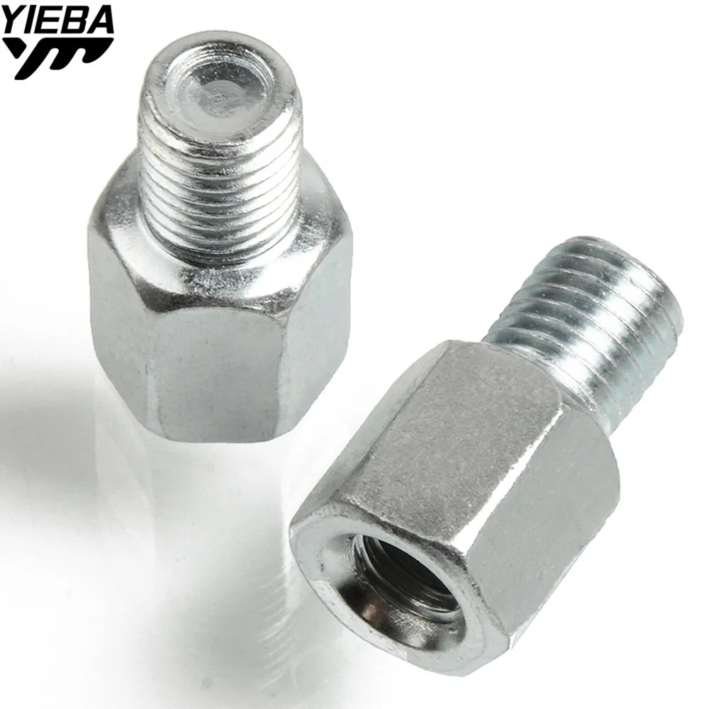 Scooter Motorcycle Accessories Reaview Mirrors Bolt Screw Adapter M10 M8 10MM 8MM thread Convertor Screw FOR Yamaha Honda Suzuki