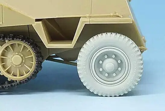 1/35 تعديل أجزاء 3 قطعة/المجموعة الراتنج الجاذبية عجلة ل الحرب العالمية الثانية ألمانيا Sd. kfz.251 نصف مجنزرة مركبة