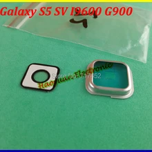 HAOYUAN. P. W 20 шт./лот,, новинка, задняя камера, стеклянный объектив с клеем+ металлическая рамка для samsung Galaxy S5 SV I9600 G900
