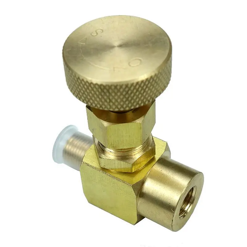 Медный игольчатый клапан 600 psi 1/8 &quotNPT Мужской * 1/8&quot Женский NPT|Клапан| |