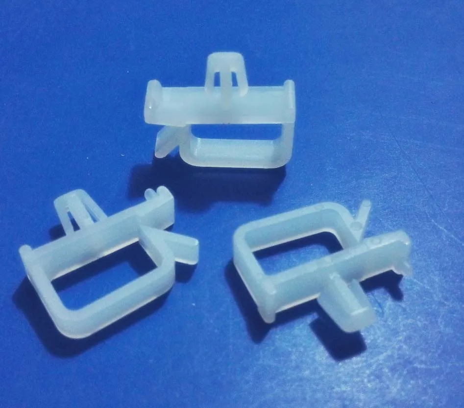 MIS7 Nylon square wire clamp RIVET hole insert PCB clip hole cable