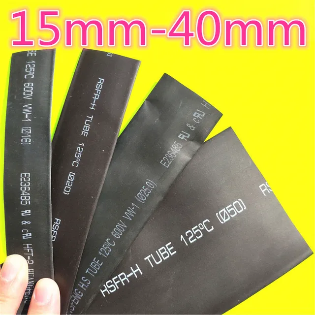 1 metro 21 negro 15mm 16mm 18mm 20mm 22mm 25mm 28mm 30mm 35mm 40mm termorretráctil Heatshrink tubo de alambre Dropshipping. Exclusivo. 1 metro 21 negro 15mm 16mm 18mm 20mm 22mm 25mm 28mm 30mm 35mm 40mm termorretráctil Heatshrink tubo de alambre Dropshipping. Exclusivo.