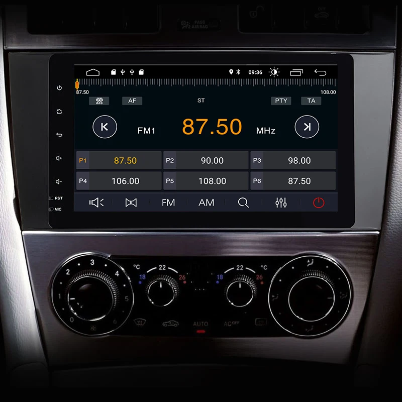 Xonбогатый автомобильный мультимедийный плеер 2 Din Android 9 0 для Mercedes BenzC класс CLC W203 2004