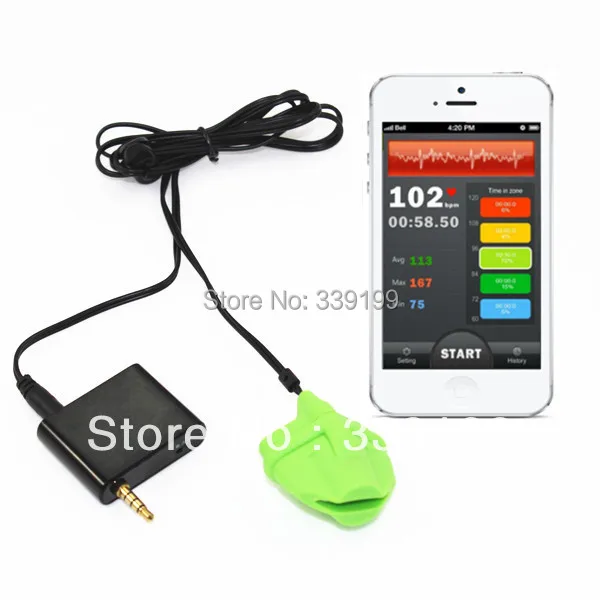 IR finger pulse heart rate monitor with finger clip for smartphonein