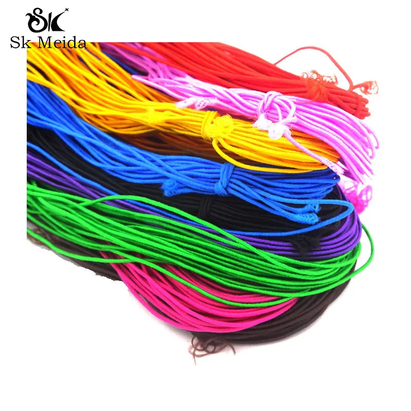 1mm Elastic Cord Beading Thread 120meters(12 Meter*10Bundles) Stretch Koord String Bracelet Parts Jewellery Making Supplies Jewelry Findings
