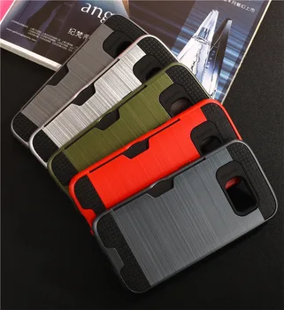 

Wallet Credit Card Armor Shockproof Case For Samsung Galaxy S4 S5 S6 S7 Edge Plus A5 A7 J1 J3 J5 J7 A5 A7 2016 Phone Case 100PCS