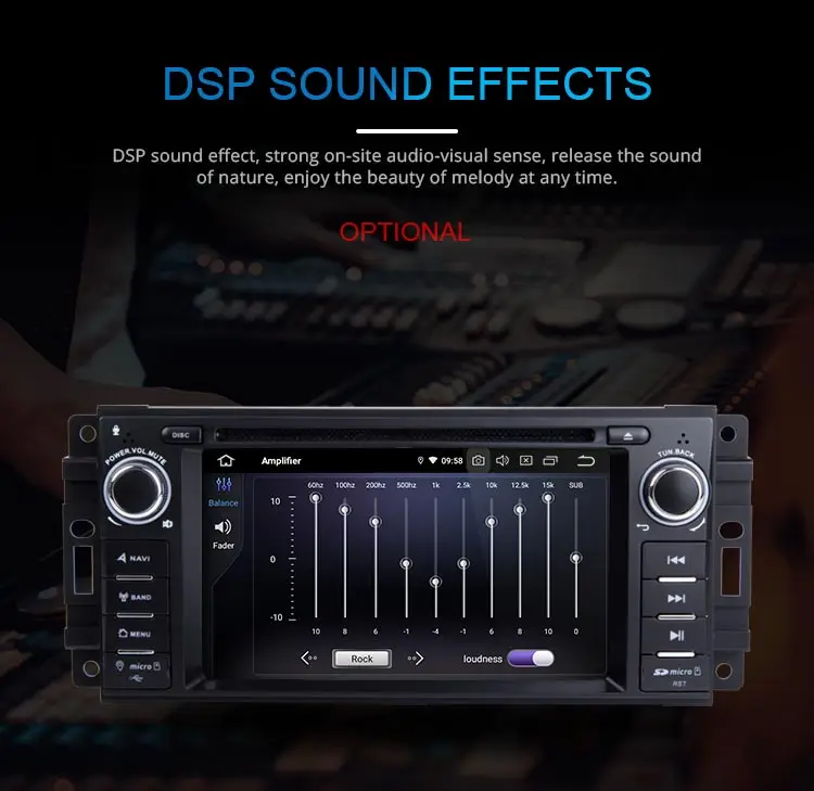 Best JDASTON Android 9.0 Car DVD Player For Jeep Cherokee 2009 2008 2010 Wrangle Dodge Chrysler Sebring Multimedia 2Din Radio Stereo 5