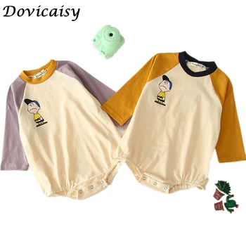 

Autumn Baby rompers Boys' long Sleeves Loose Air-breathable Cotton Romper Kids Baby girls Overalls Korean Jumpsuit