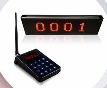 

Wireless call guest to take meal system, queue management system,window number dispaly host, LED digital pager